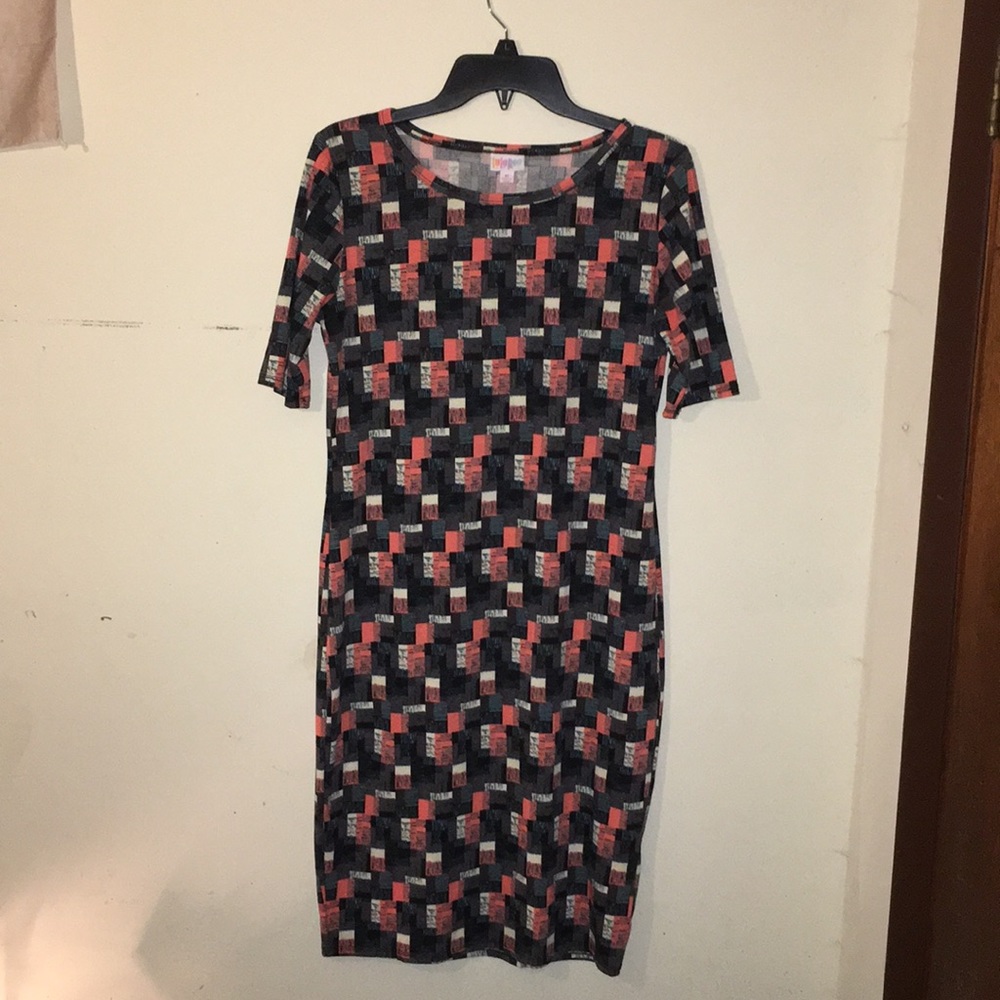 LulaRoe Size Medium Multicolor Julia Dress